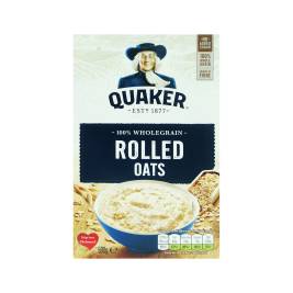 Yến mạch nguyên cám nghiền Wholegrain Rolled Oats hiệu Quaker 500g