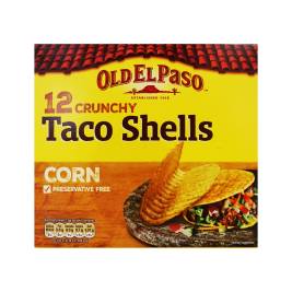 Vỏ bánh nướng 12 Crunchy Taco Shells hiệu Old El Paso 156g
