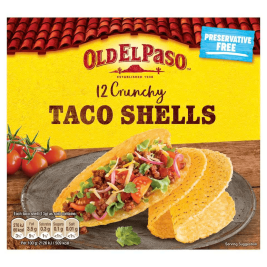 Old El Paso Taco Shells (156g)