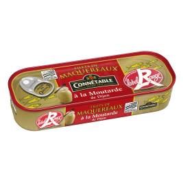 Phi lê cá thu sốt mù tạt Dijon Filets de maquereaux Label Rouge à la moutarde de Dijon hiệu Connétable 169g