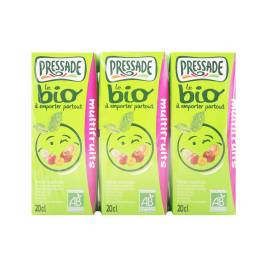 NƯỚC TRÁI CÂY HỖN HỢP HỮU CƠ HIỆU PRESSADE (6X200ML)