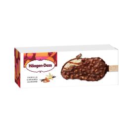 Haagen Dazs Vanilla Caramel Almond Stick Bar 80ml