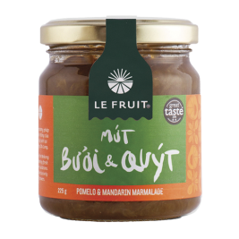 Mứt bưởi & quýt  hiệu Le fruit  225g 