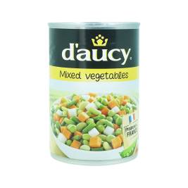 Hỗn hợp rau củ Mixed Vegetables hiệu D'Aucy 400g