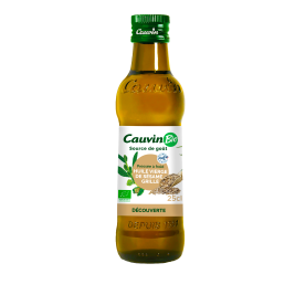 Dầu Mè Hữu Cơ Nguyên Chất Cauvin, Chai Thủy Tinh 250ml