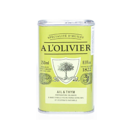 A L'Olivier Garlic-Thyme Olive Oil Tin(250ml)