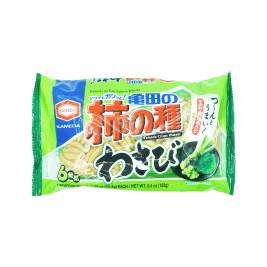 Kameda Rice cracker w/ peanut -  Wasabi flavor 182g