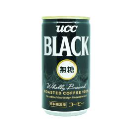 Cà phê đen không đường đóng lon hiệu UCC 185ml