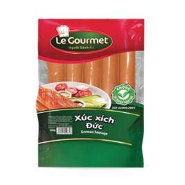 Le Gourmet German Sausage 10cm -pack of 4 Pcs 200g