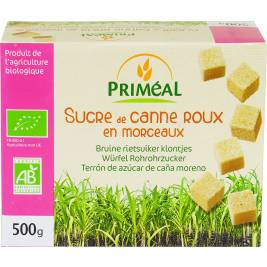 Primeal Brown cane sugar in Lump 500g