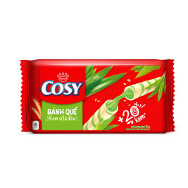 Bánh Quế mùi Lá Dứa Cosy  132g 