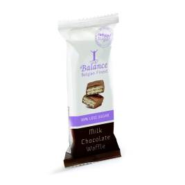 Bánh xốp Milk Chocolate Wafer No Sugar Added hiệu Balance 30g