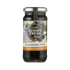 Always Fresh Olives Black Pitted (220g)