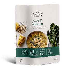 Súp Cải Xoăn Và Diêm Mạch Kale & Quinoa Hiệu La Zuppa 420g