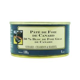 Pate gan vịt 50% Bloc De Foie Gras De Canard hiệu Godard 130g