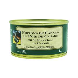 Pate gan vịt Fritons 20% Foie Gras De Canard hiệu Godard 130g
