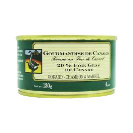 Pate gan vịt Terrine 20% Foie Gras De Canard hiệu Godard 130g