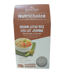 Hoa Sen Gạo Lức Nâu Với Hạt Chia (500g)
