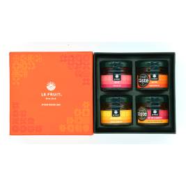 Hộp quà mứt 4 loại hiệu Le Fruit  4x30g 