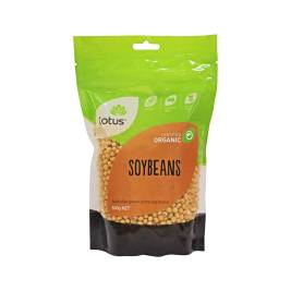 Đậu Nành Hữu Cơ Nguyên Hạt Soybeans Hiệu Lotus 500g