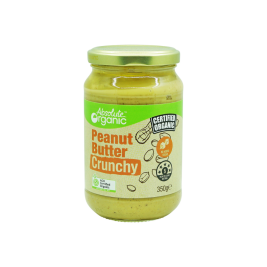 Absolute Organic Peanut Butter Crunchy (350g)
