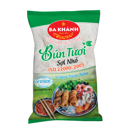 Bún Tươi sợi nhỏ Ba Khánh 500g