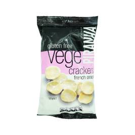 Snack rau củ vị hành tây Piranha Vege Crackers French Onion 100g