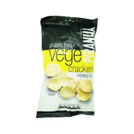 Snack rau củ vị mật ong đậu nành Piranha Vege Crackers Honey Soy 100g