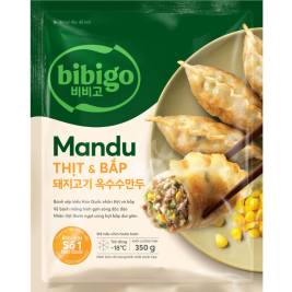 Bánh xếp HQ nhân thịt, bắp Bibigo (350g)