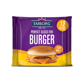 Lát thực phẩm chế biến Burger Slices hiệu Emborg (200g)