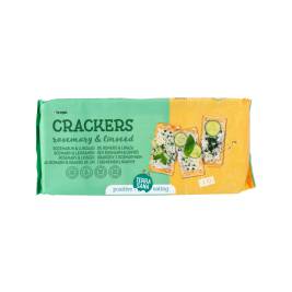 Bánh quy giòn hương thảo hạt lanh Carckers Rosemary & Linseed TerraSana 160g