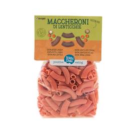 Nui đậu lăng đỏ Maccheroni di lenticchie hiệu TerraSana 250g