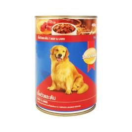 Smartheart Canned Dog Food Beef & Liver 400g