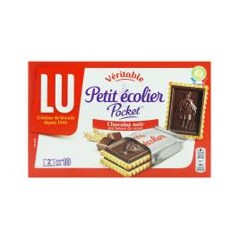 Bánh Quy Phủ Sô Cô La Đen Petit Écolier Pocket Hiệu Lu 250g