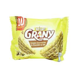 Bánh Ngũ Cốc Phủ Sô Cô La Sữa Grany Céréales Gourmandes & Chocolat Au Lait Hiệu Lu 33g