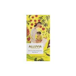 Alluvia Dark Chocolate 70% with Orange Peel (80g)