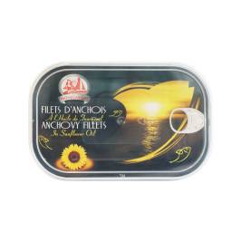Cá cơm ngâm dầu hương dương Anchois A L'Huile De Tournesol hiệu La Monegasque 800g