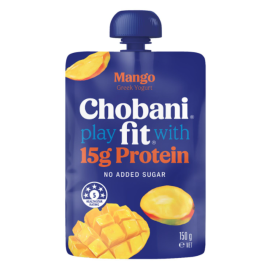 Chobani Fit Greek Yogurt Mango Pouch 150g
