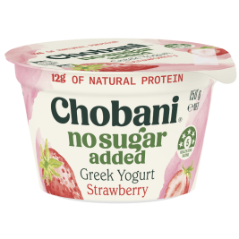 Chobani No Sugar Added Strawberry 150g