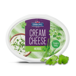 Phô mai kem với thảo mộc hiệu Emborg (175g)