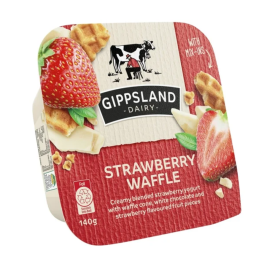 Gippsland Dairy Strawberry Waffle 140g