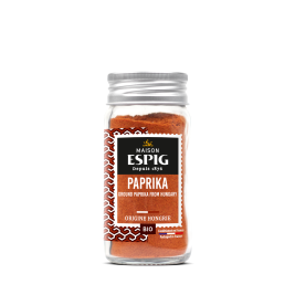 Bột Ớt Paprika Hữu Cơ Maison Espig, Lọ Thuỷ Tinh 45g