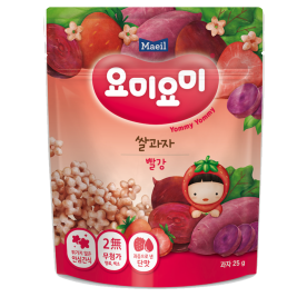 BÁNH GẠO MAEIL DÂU TÂY & KHOAI LANG TÍM (25G)
