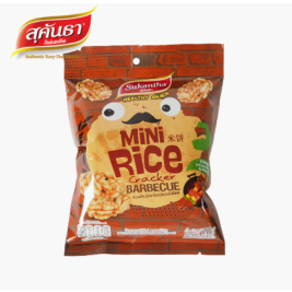 Bánh gạo vị BBQ Mini Rice Cracker Barbecue hiệu Sukantha 20g