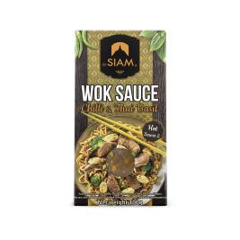 De Siam Wok Sauce Chilli Thai Basil 100g