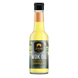 Dầu cám gạo vị sả chanh Wok Oil Lemongrass hiệu deSiam 150g