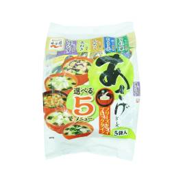 Nagatanien Miso soup 5 pack 39.5g