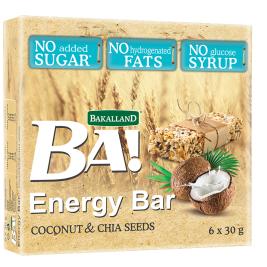 Bakalland Energery Coconut&Chia seeds (180g)
