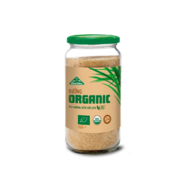 Biên Hòa Đường Nâu Organic Hũ Thủy Tinh (800G)