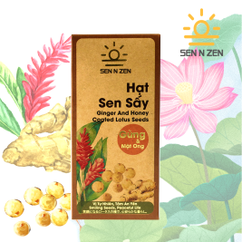 Hạt Sen Sấy Gừng&Mật Ong SENnZEN  40g 